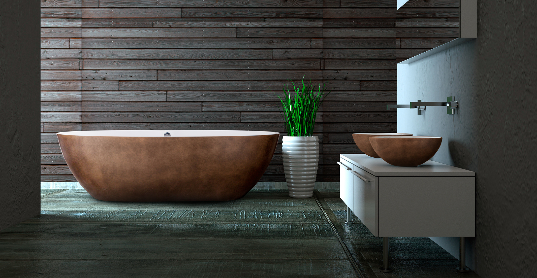 Aquamass Stone-One-Decors-Bronze