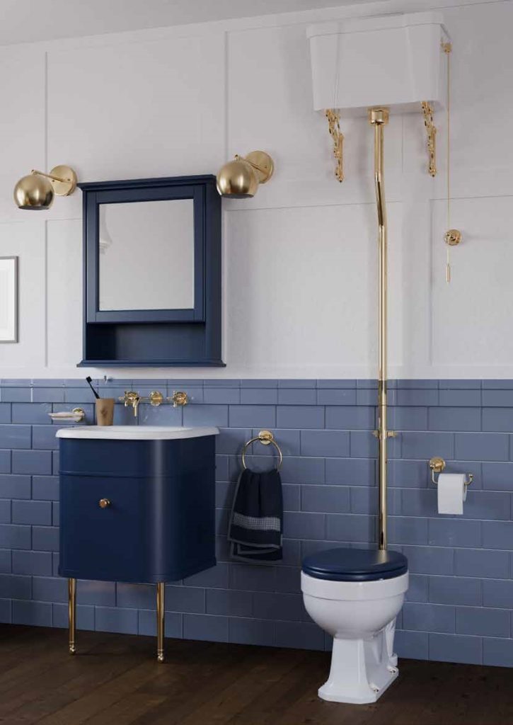 Burlington Bathrooms Chalfont unit in Blue
